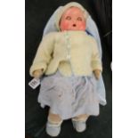 Early bisque headed doll