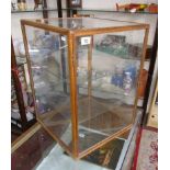 Vintage shop counter display cabinet