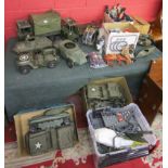 Large collection of Action Man dolls and accessories