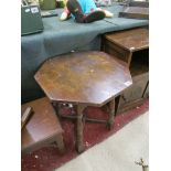 Octagonal occasional table