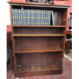 Adjustable book case - Approx H: 114cm x W: 85cm x D: 23cm