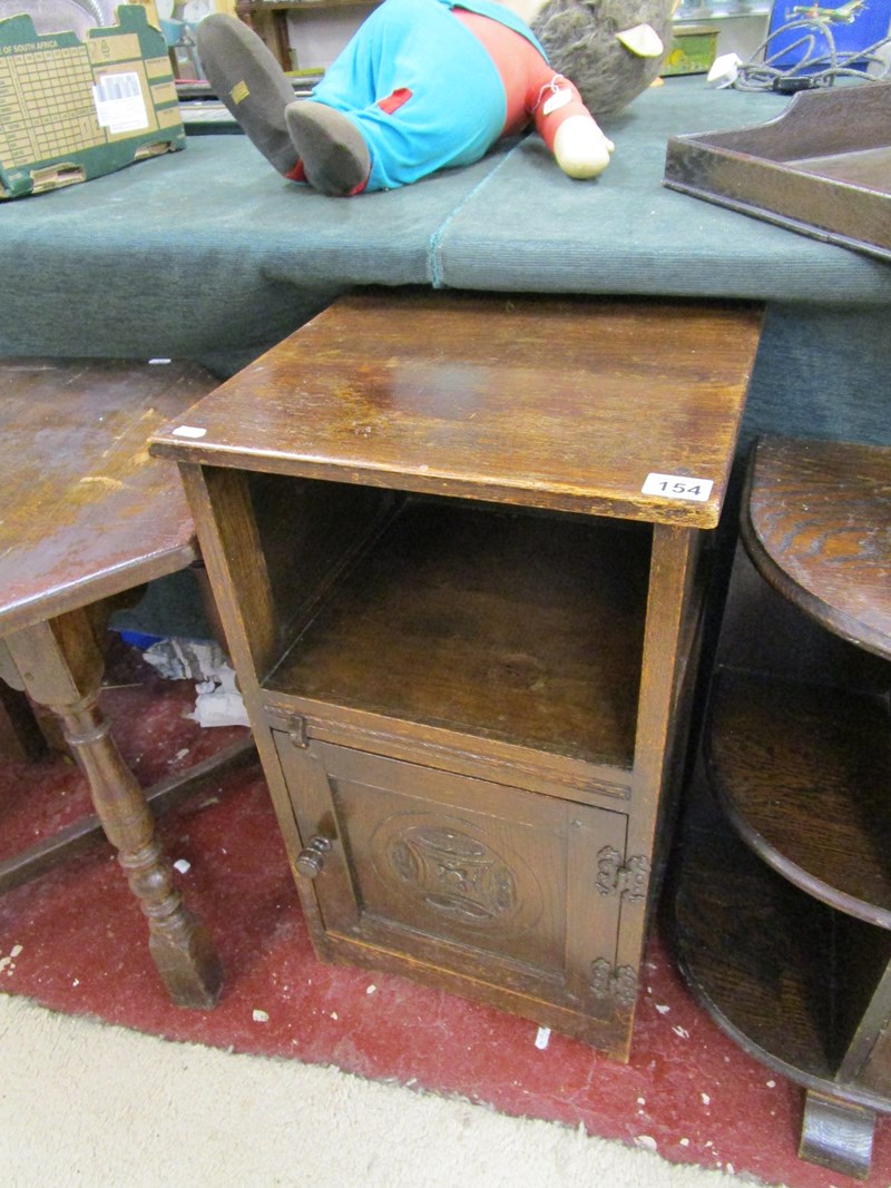 Oak pot cupboard