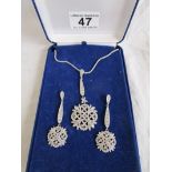 Camrose And Cross Jacqueline Kennedy Necklace & earrings