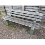 Heavy garden bench