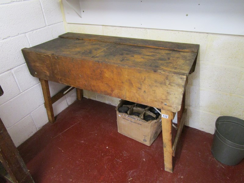 Youngman folding workbench with storage, to include contents