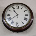 Victorian station clock with Fusee movement - Working
