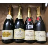 4 bottles of Champagne to include Moet