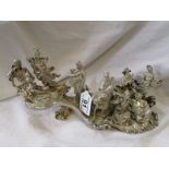 Oriental figurine - White metal