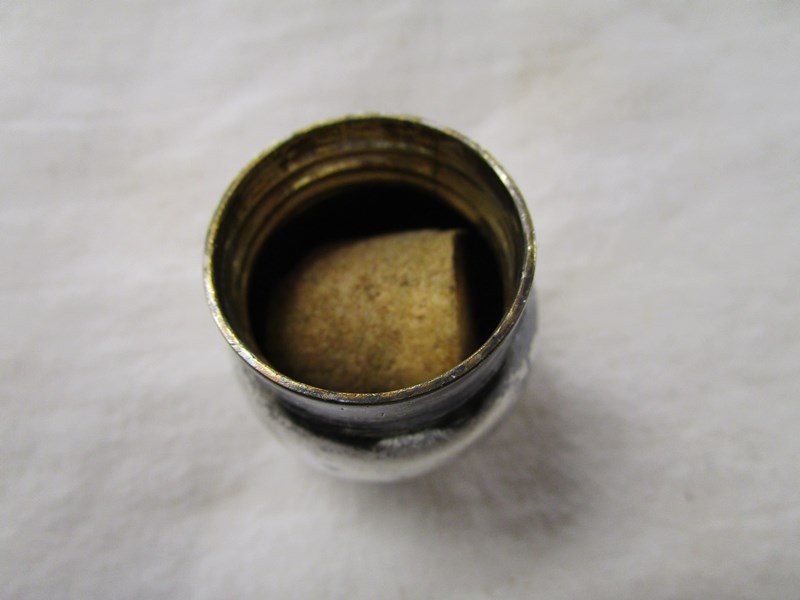 Hip flask with silver cup - Bild 8 aus 9
