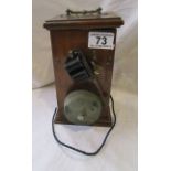 Vintage telephone bell box