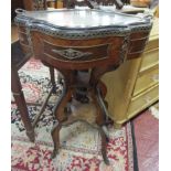 Victorian kingwood & ormolu vitrine cabinet