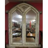 Original window from Welford train station, converted to mirror