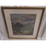 Bligh, Jabez - Valley scene - Watercolour - 39.3cm x 33.9cm