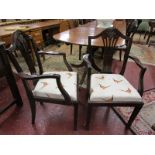 Set of 8 wheatsheaf chairs to include 2 carvers