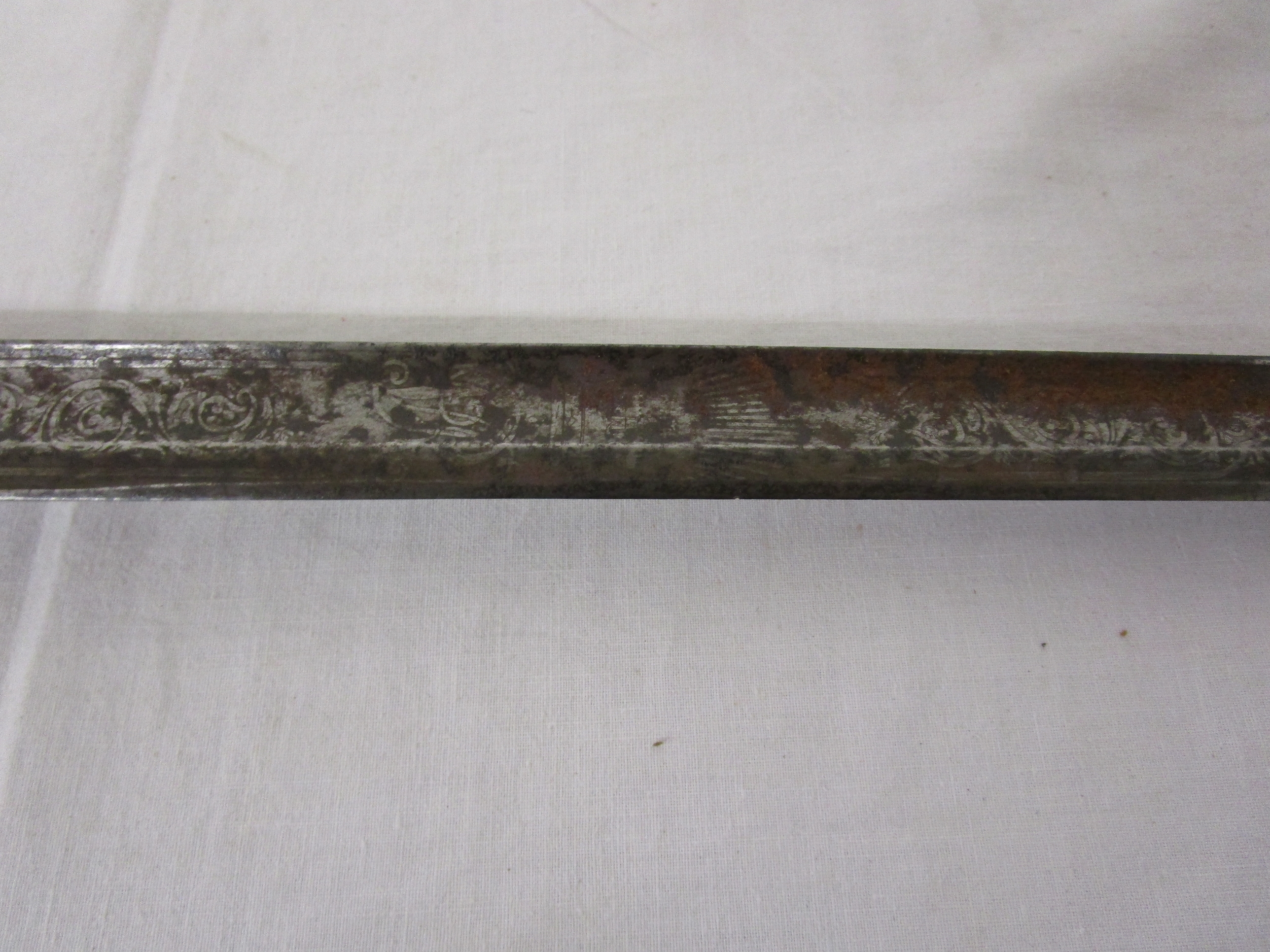 George V sword in leather sheath - Marked Henry Wilkinson - Pall Mall London - Image 6 of 14