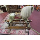 Victorian wooden rocking horse