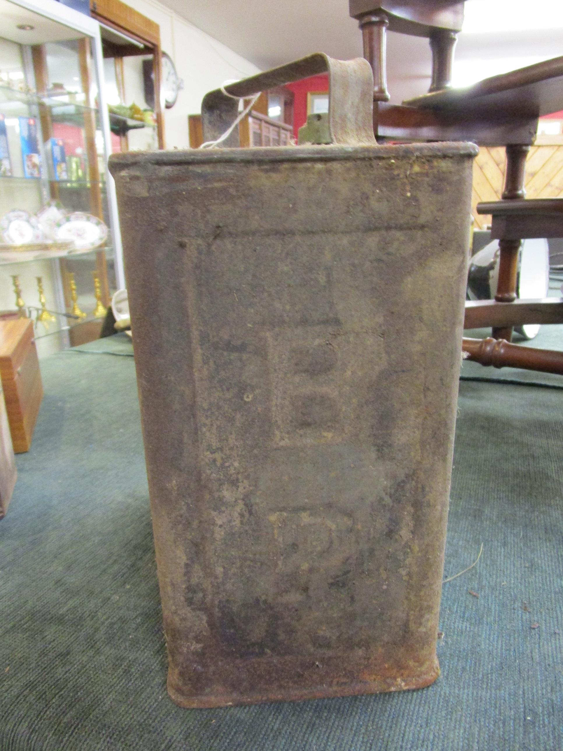 Unusual Victorian lamp by G Polkey Birmingham and early BP petrol can - Image 5 of 12