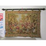 Wall hanging tapestry - Fete Champertry (158cm x 103cm)