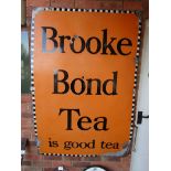 Very large enamel sign - Brooke Bond Tea (152cm x 102cm)