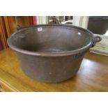 Large copper cooking pot with handle - Diameter 57cm