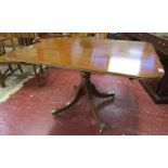 Regency mahogany tilt top breakfast table