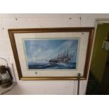 Ben Maile - Signed & L/E print 168 of 650 - The sinking of the Mary Rose