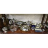 Collection of silver plate etc