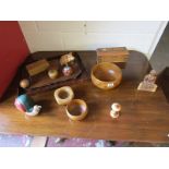 Collection of treen etc