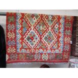 Vegetable dye wool Choli Kelim rug - 144cm x 100cm