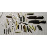 Collection of pocket knives