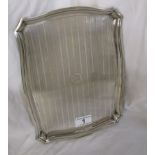 Hallmarked silver tray - Approx 435g