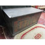 Early marriage chest with candle box