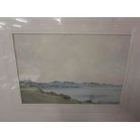 George Monkhouse R.B.S.A - Watercolour - Lake scene