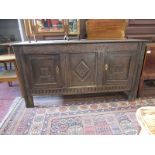 Converted coffer cabinet