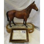 Royal Worcester L/E Arkle figure (61 of 500) - Modelled by Doris Lindner