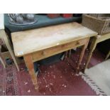 Antique pine side table