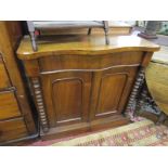 Mahogany bobbin turned chiffonier