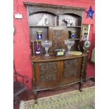 Carved oak dresser