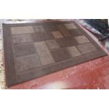 Brown Belgian rug - 230cm x 160cm