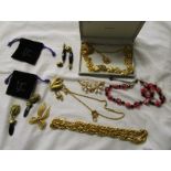 Collection of costume jewellery