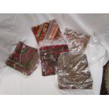 5 1960's & 70's Richard Allen silk scarves