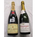 2 bottles of champagne to include Moet