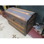 Vintage traveling trunk