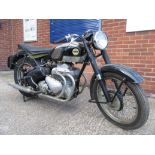 A 1954 Ariel Square Four motorbike, 1000 cc, registration No. DS 6552, with V5, frame No.