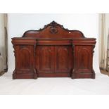 A Victorian mahogany sideboard,