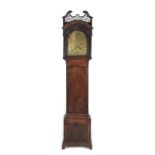 An 18th century mahogany longcase clock,