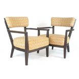 A pair of Italian armchairs by Flexform, Meda,