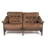 A 1970's two seater sofa,