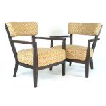 A pair of Italian armchairs by Flexform, Meda,