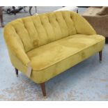 SOFA, 1960s Danish style, green finish, 125cm W.